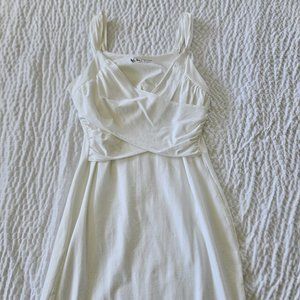 Bra Tops White Summer Mini Dress
